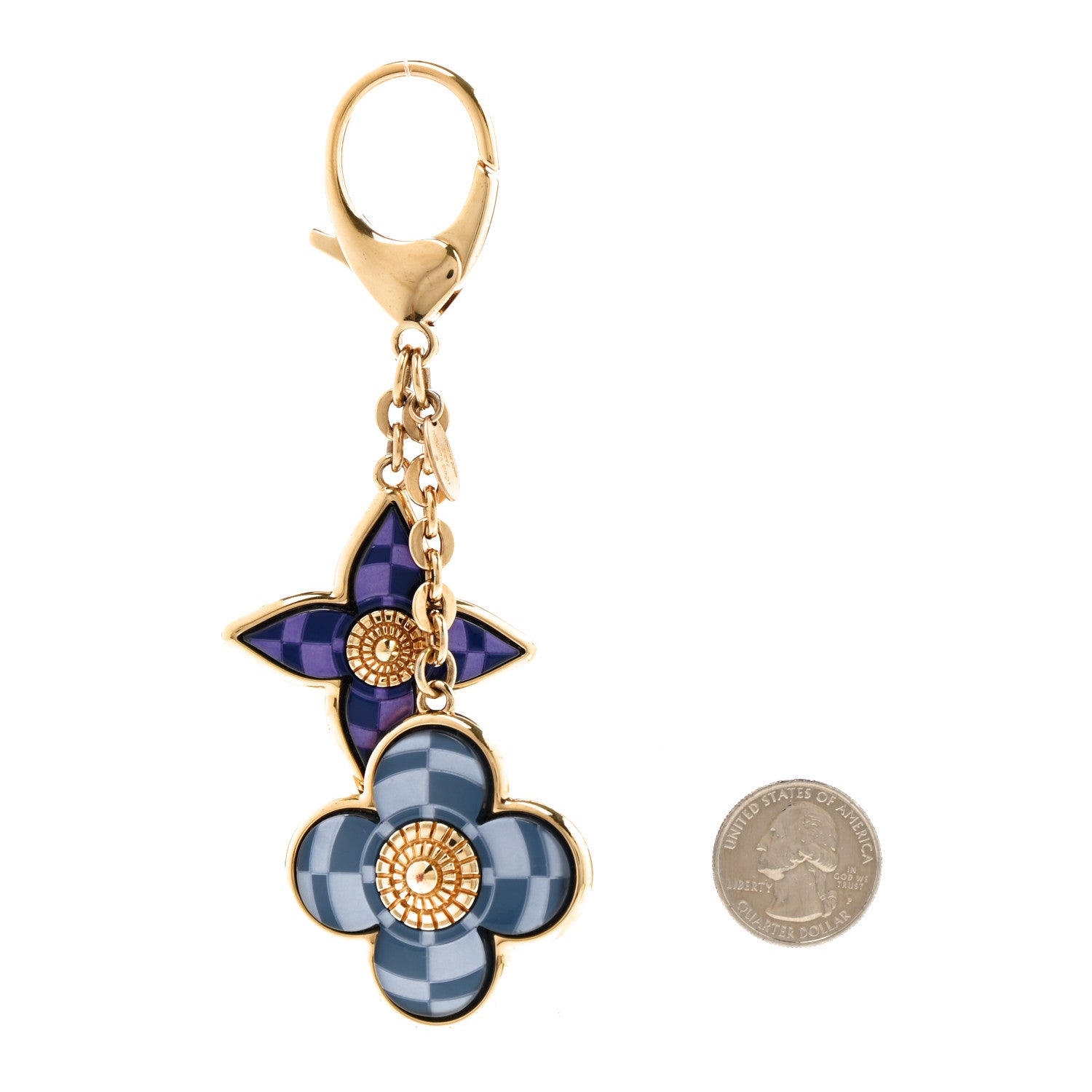 Louis Vuitton Mosaique Bag Charm Blue 2 of 4