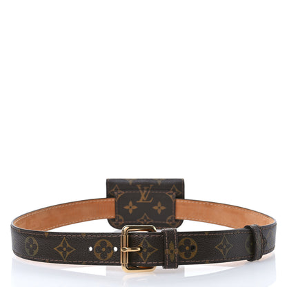 Louis Vuitton Monogram Ceinture Pochette Solo Belt 85 34 2 of 7