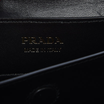 Prada City Calf Quilted Large Double Bag Black 6 of 7