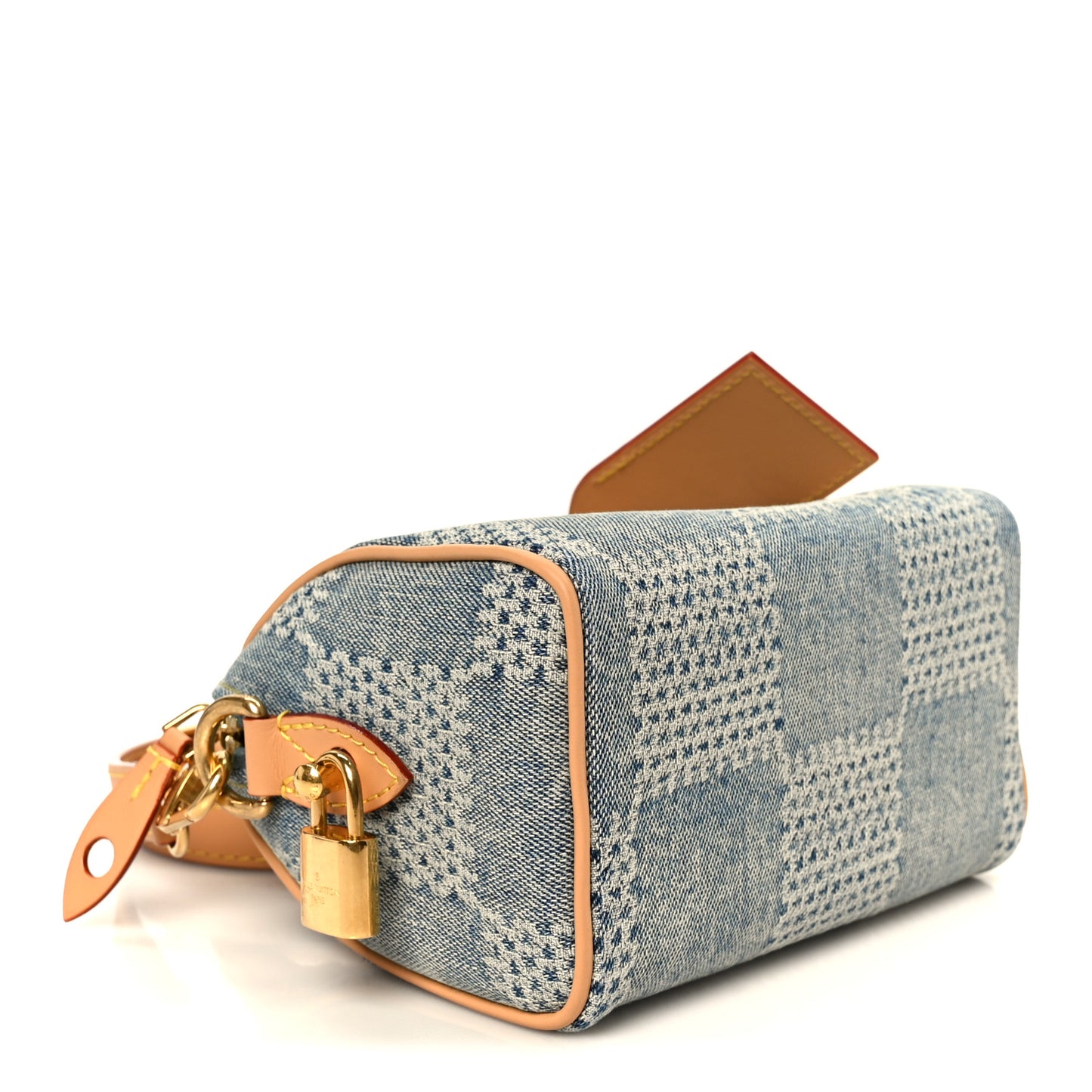 Damier Denim 3D Speedy Bandouliere 18 Bleu