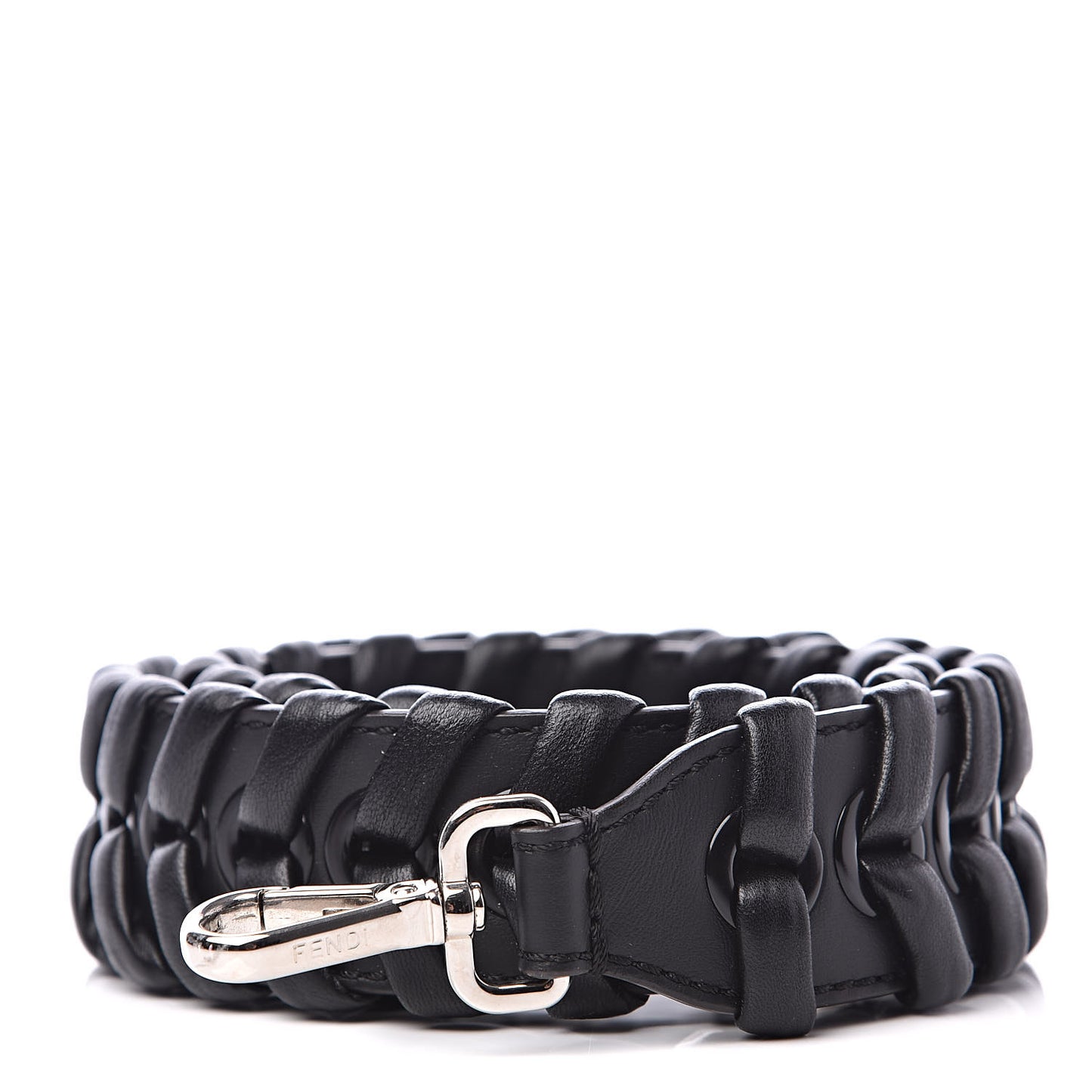 Vitello Dolce Shiny Nappa Lace Up Strap You Black