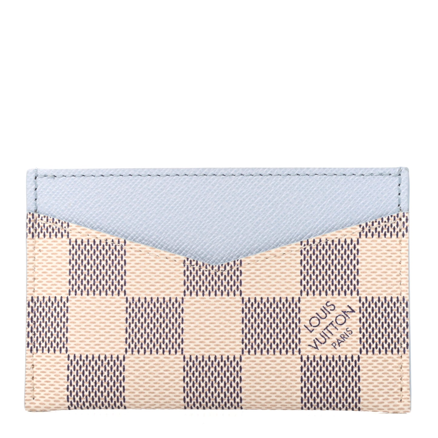 Damier Azur Daily Card Holder Olympe Blue