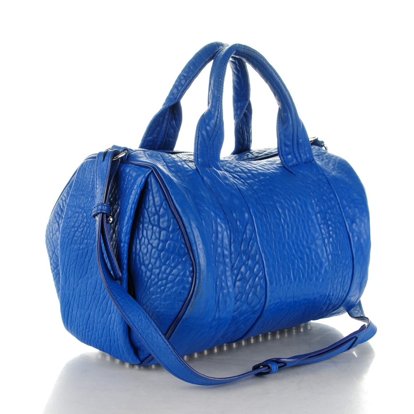 Pebbled Lambskin Rocco Royal Blue