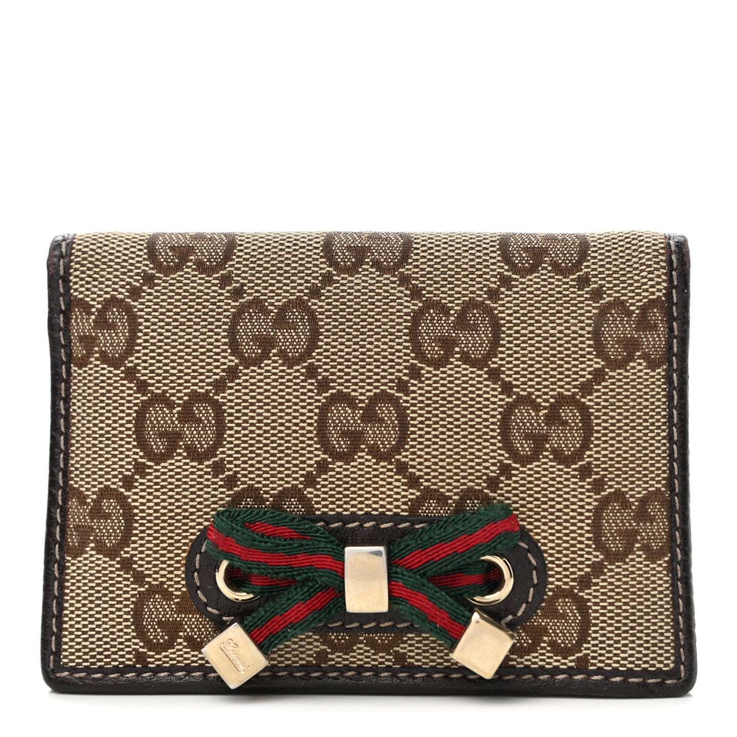 Monogram Travel Wallet Brown