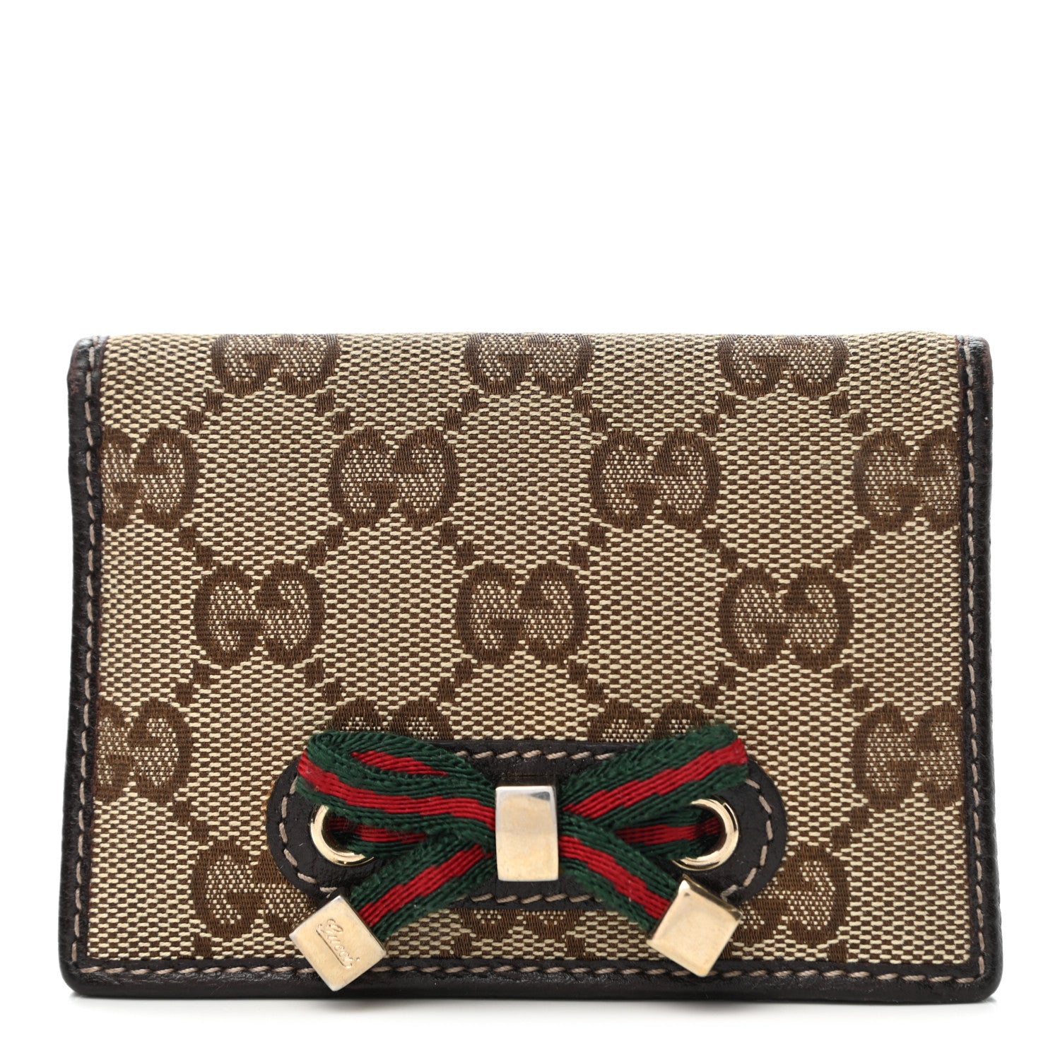 Gucci Monogram Travel Wallet Brown 1 of 7