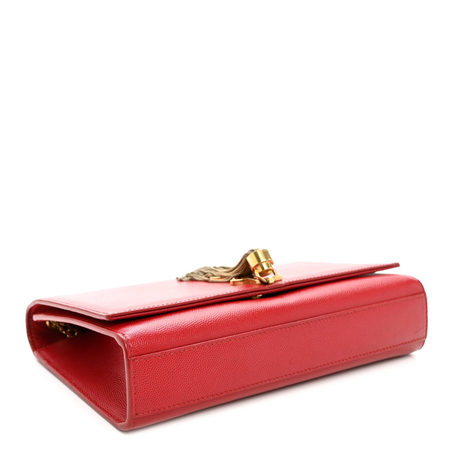 Grain De Poudre Medium Classic Monogram Kate Tassel Satchel Rouge Eros