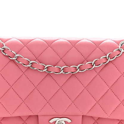 Chanel Lambskin Quilted Medium Double Flap Pink 8 of 12