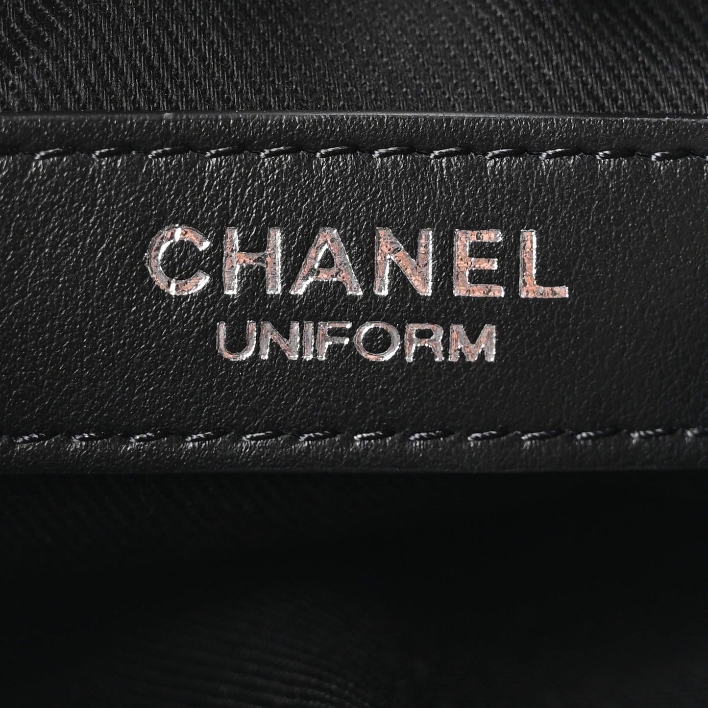 Lambskin Quilted Uniform Crossbody Bag  Black