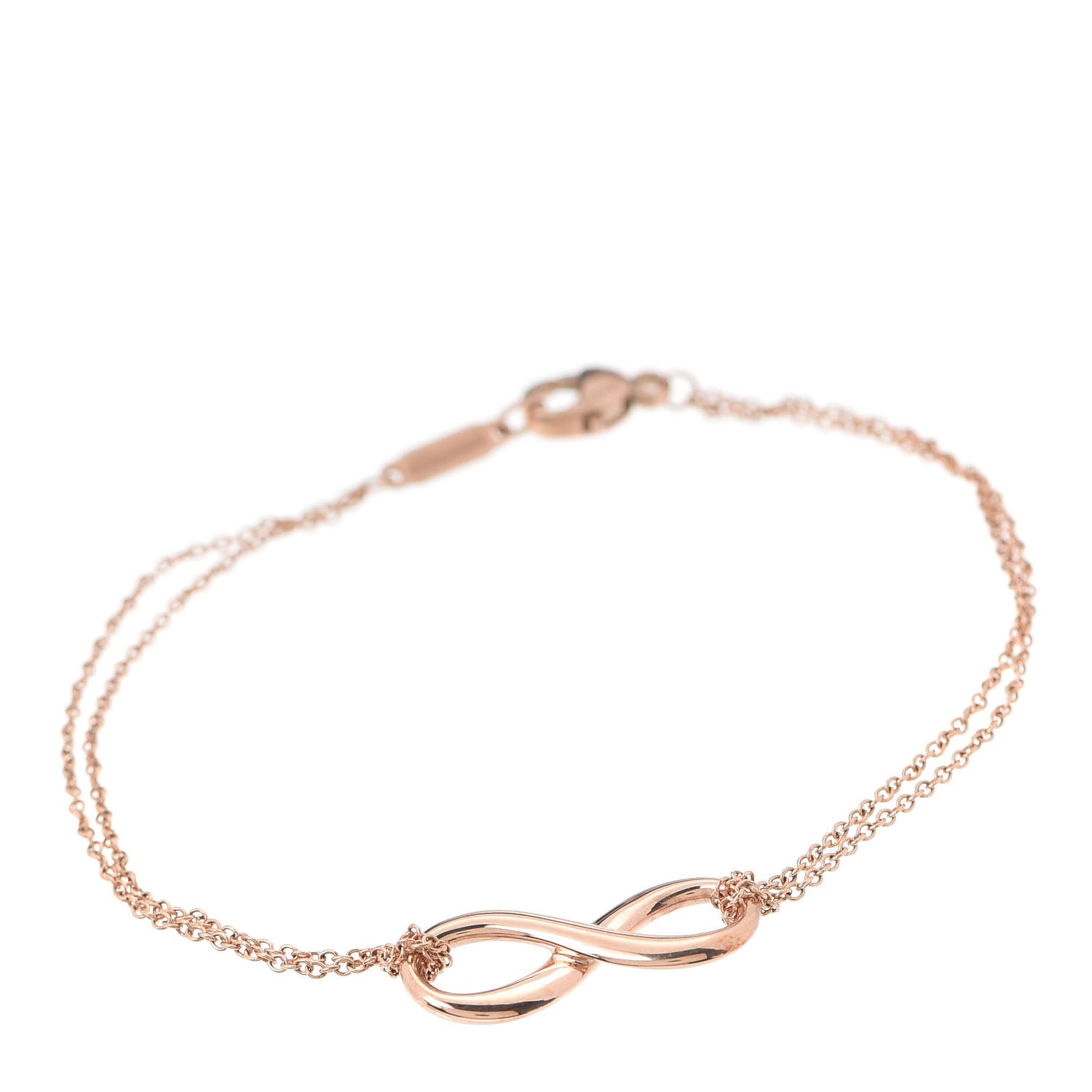 Tiffany Rubedo Infinity Double Chain Bracelet 1 of 7