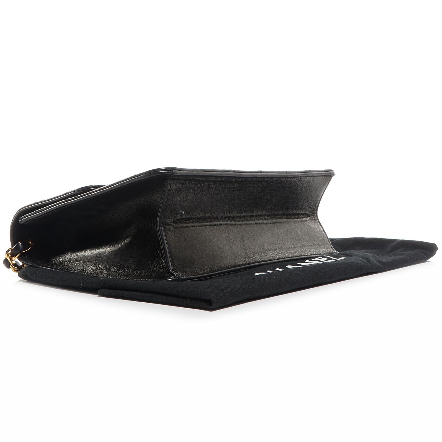 Chanel Quilted Lambskin Small Single Flap Black 4 of 11