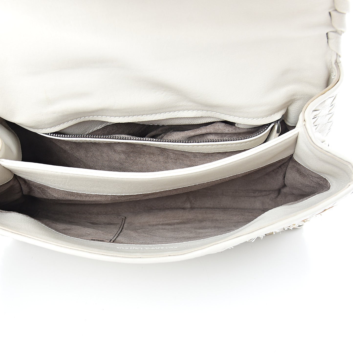 Nappa Tobu Intrecciato Olimpia Shoulder Bag Mist