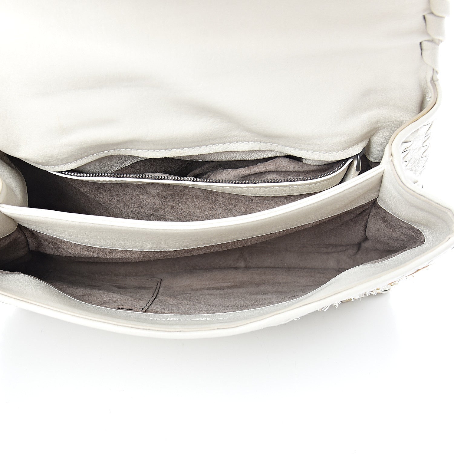 Bottega Veneta Nappa Tobu Intrecciato Olimpia Shoulder Bag Mist 4 of 11