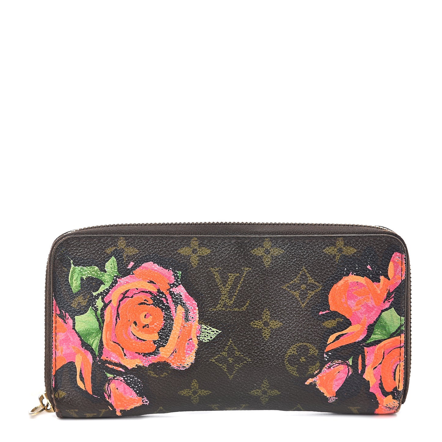 Monogram Roses Zippy Wallet