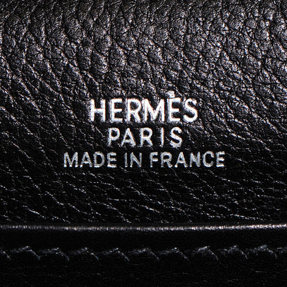 Hermes Chevre Mysore Kelly Pochette Clutch Black 10 of 21