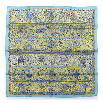 Hermes Silk Au Pays Des Oiseaux Fleurs Scarf 90 1 of 4