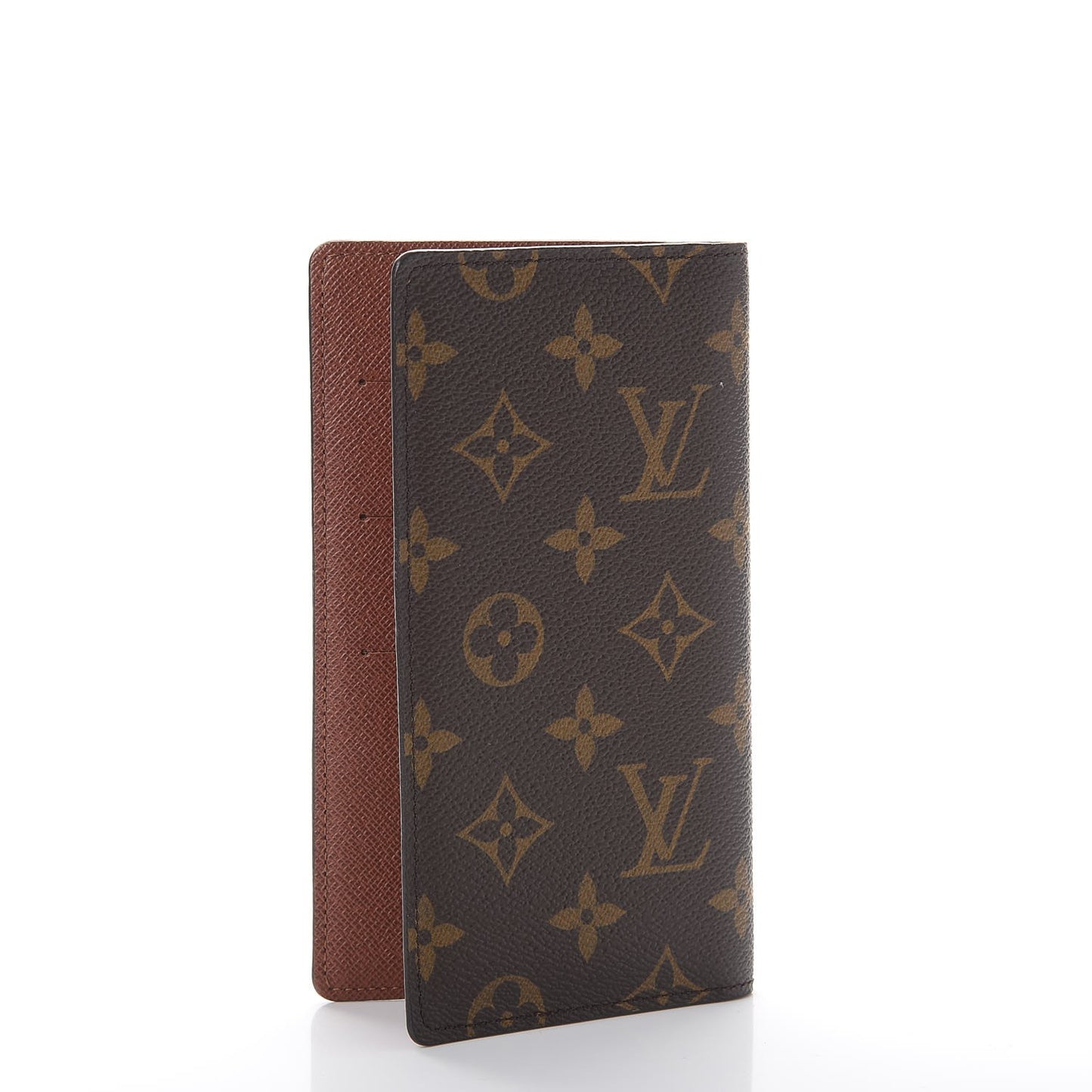Monogram Checkbook Holder Wallet