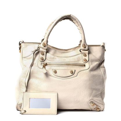 Balenciaga Agneau Giant 12 Gold Hardware Velo Blanc Creme Light Craie 1 of 4