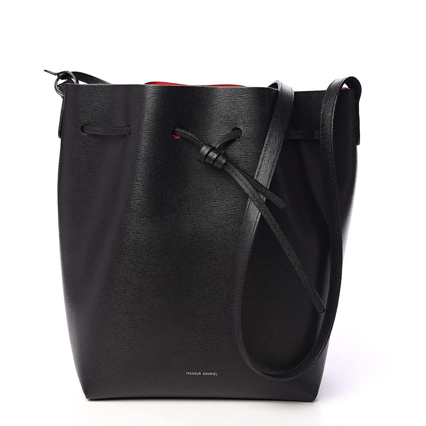 Saffiano Bucket Bag Black Flamma