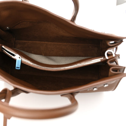Saint Laurent Grained Calfskin Small Supple Sac De Jour Moka 5 of 16