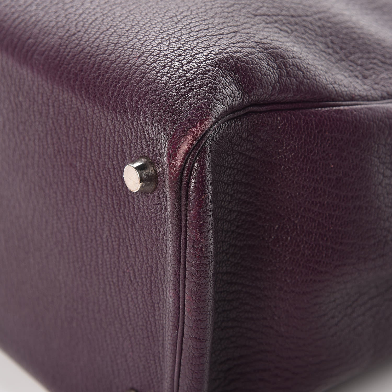 Hermes Chevre de Coromandel Cabana Tote Raisin 11 of 13