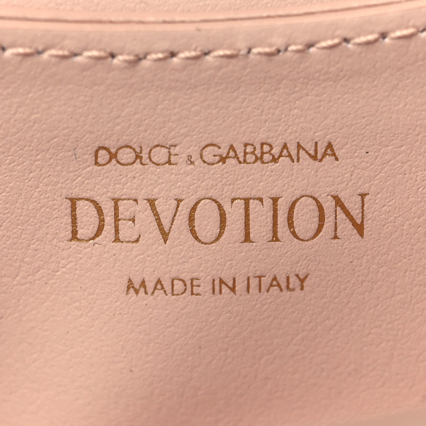 Calfskin Micro Devotion Crossbody Bag Cipria