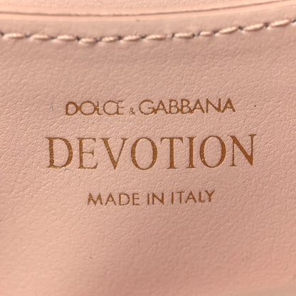 Dolce & Gabbana Calfskin Micro Devotion Crossbody Bag Cipria 5 of 5