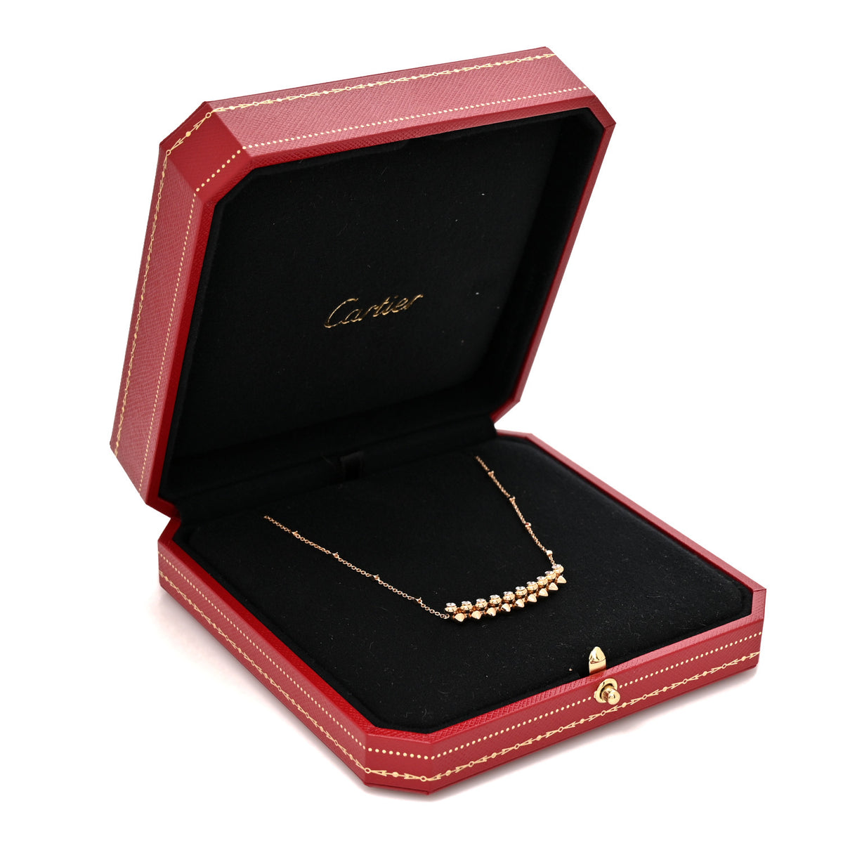 Cartier 18K Pink Gold Diamond Clash de Cartier Necklace 6 of 6