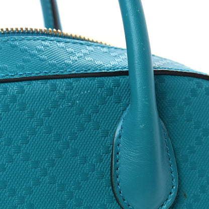 Gucci Calfskin Diamante Small Top Handle Bag Turquoise 8 of 10