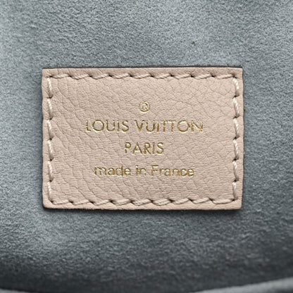 Louis Vuitton Calfskin Lockme Bucket MM Greige 6 of 11