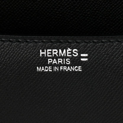 Hermes Madame Calfskin Lizard Constance 24 Black Ombre 6 of 9