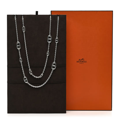 Hermes Sterling Silver Farandole Necklace 120 6 of 6
