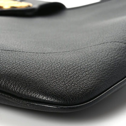 Gucci Goatskin Large Aphrodite Shoulder Bag Black 10 of 10