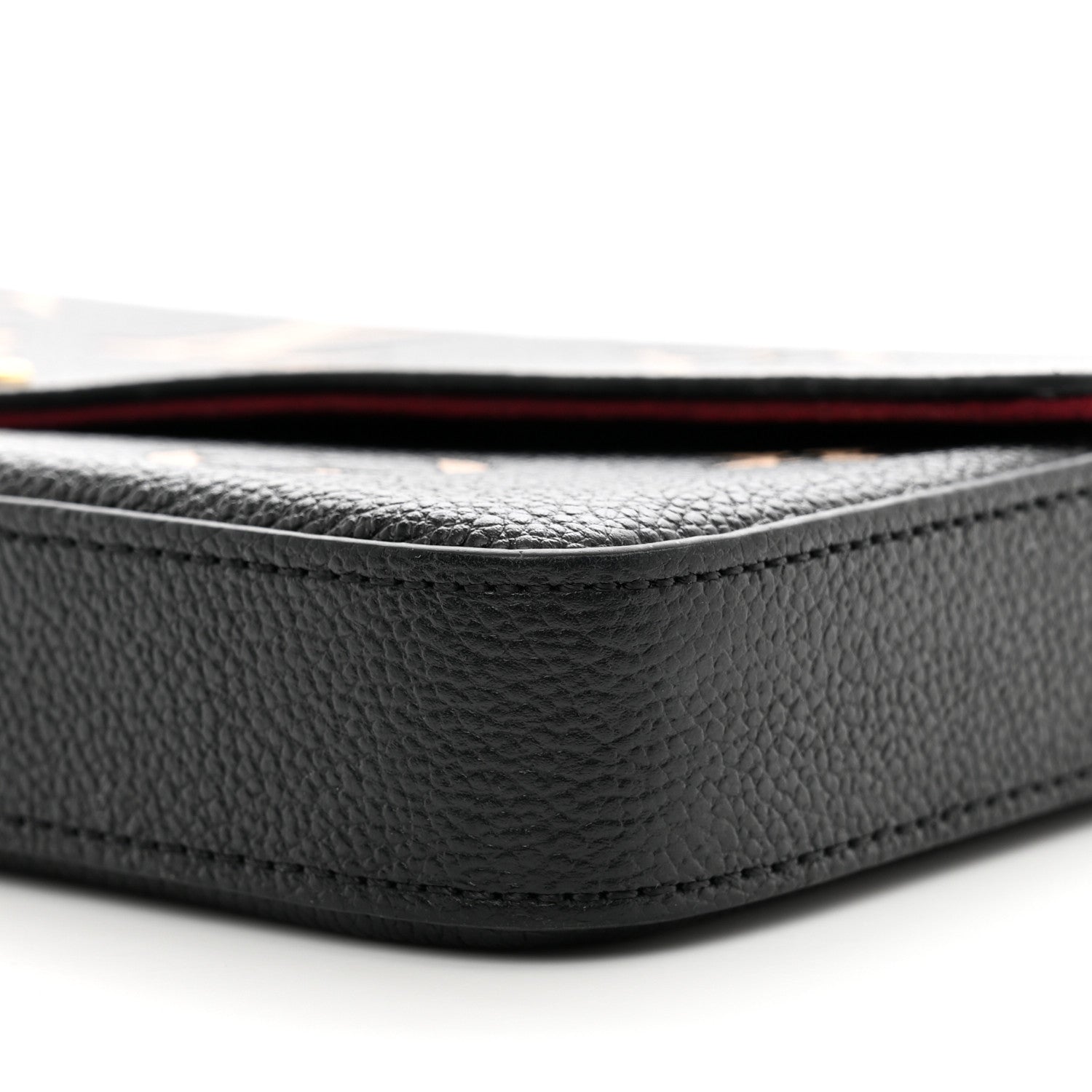 Louis Vuitton Empreinte Monogram Giant Felicie Pochette Black Beige 9 of 10