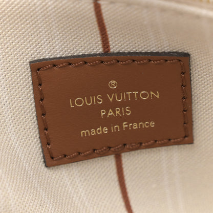Louis Vuitton Canvas Calfskin Monogram On My Side PM Caramel Tan 6 of 9