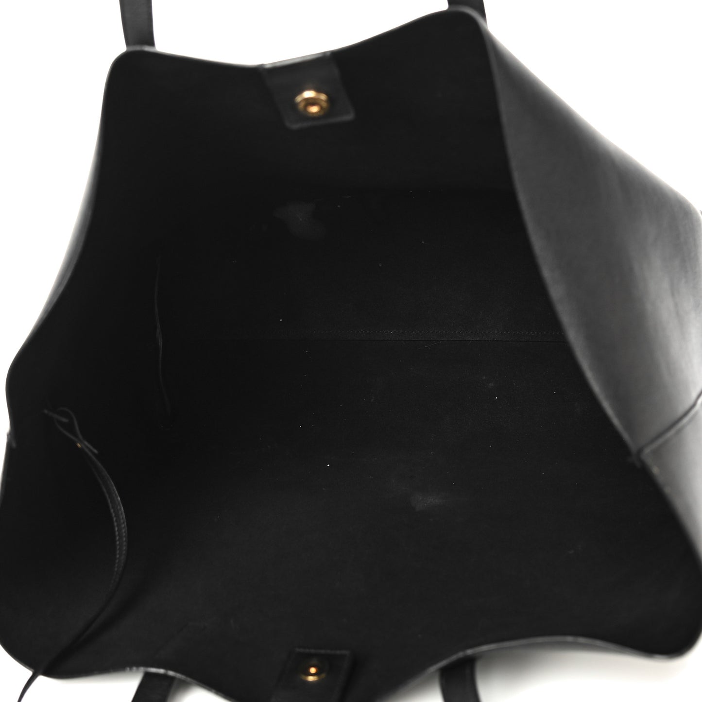 Calfskin Large Shopping Tote Black