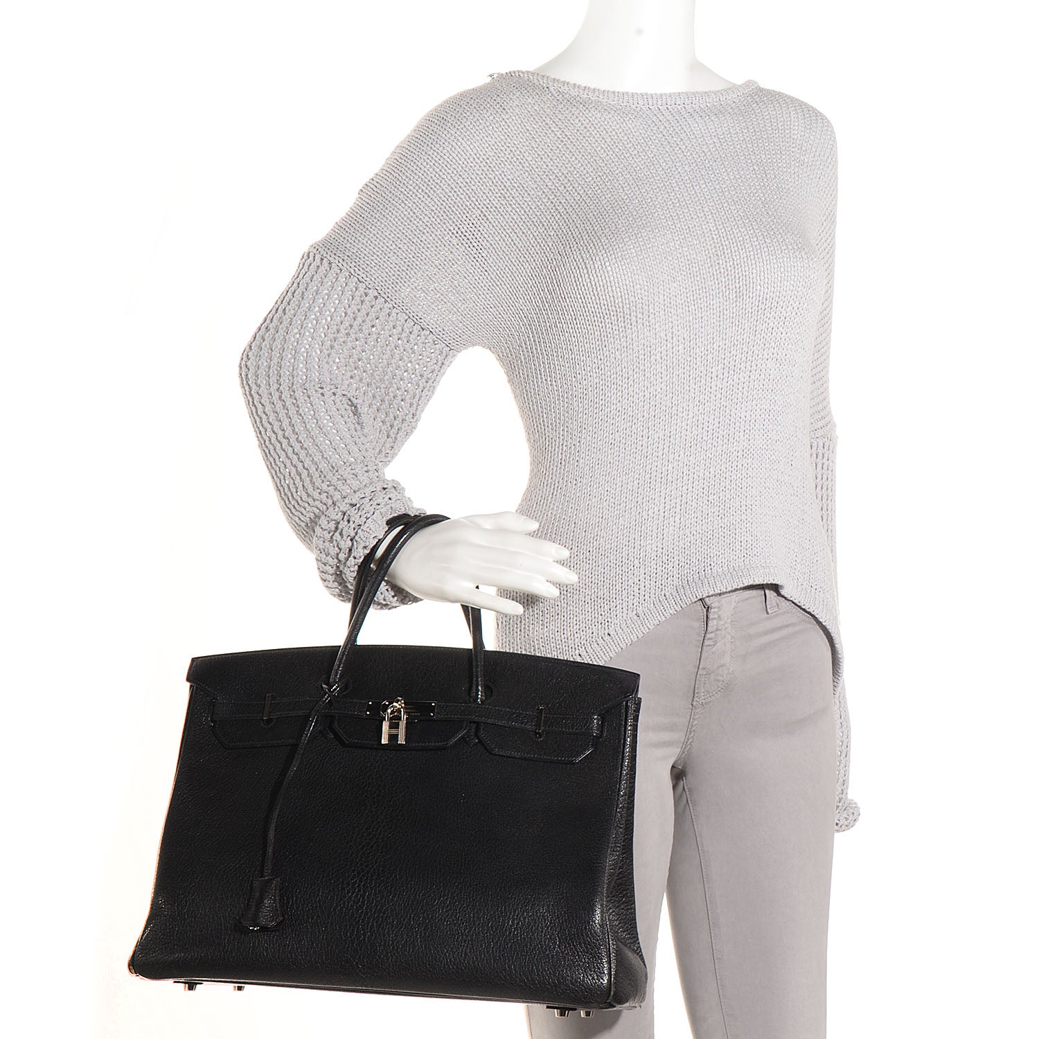 Hermes Chevre de Coromandel Birkin 40 Black 2 of 20