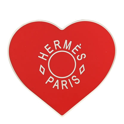 Hermes Palladium Coeur Scarf Ring Rouge 1 of 4