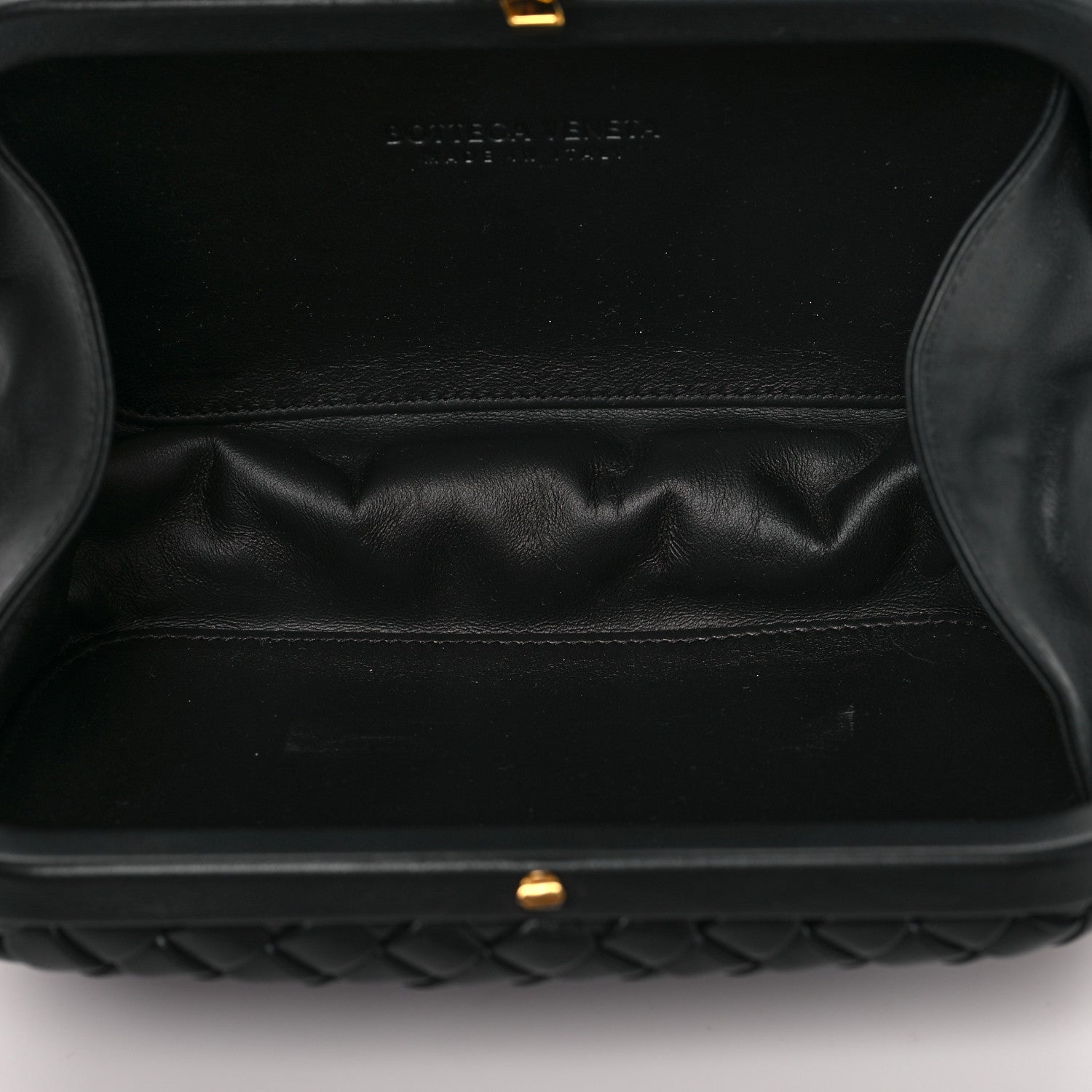 Bottega Veneta Nappa Intrecciato Knot Clutch Black 5 of 8
