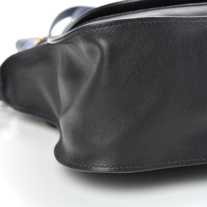 Chloe Calfskin Marcie Small Bi-Color Satchel Black 8 of 9