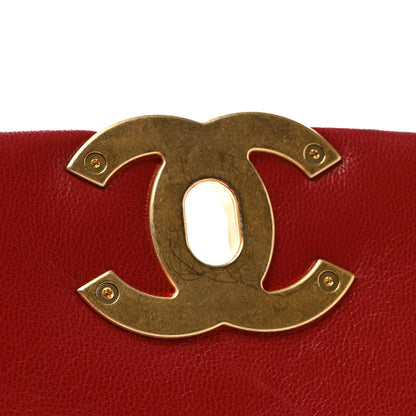 Chanel Goatskin Quilted Medium Chanel 19 Flap Red 11 of 12
