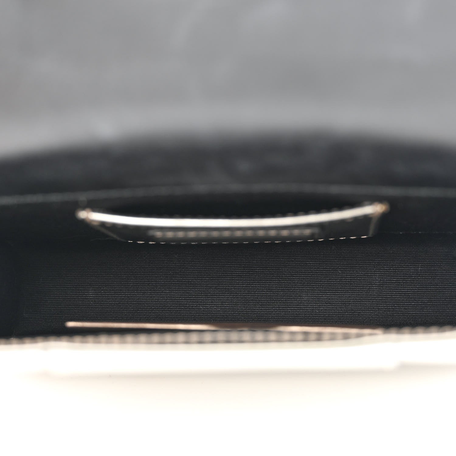 Bulgari Metallic Calfskin Small Serpenti Forever Snake Strap Crossbody Bag Silver 6 of 13