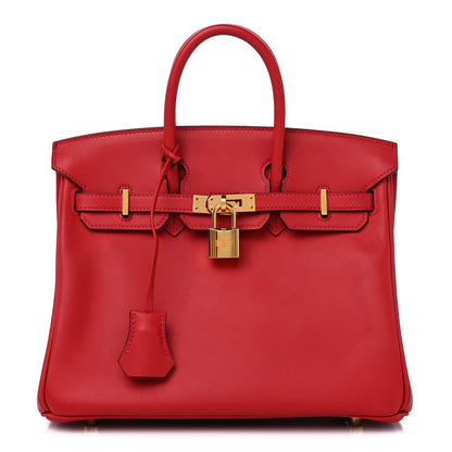 Hermes Swift Birkin 25 Rouge Casaque 1 of 15