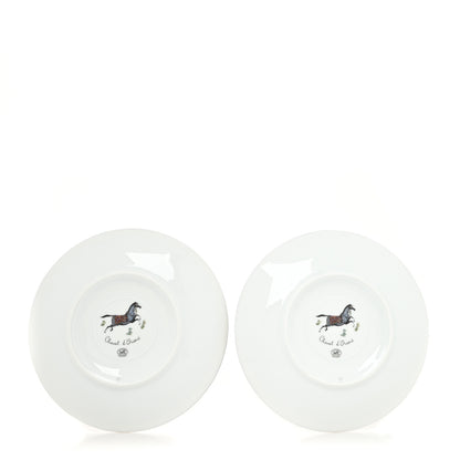 Hermes Porcelain Cheval d'Orient Tea Cup and Saucer Set of 2 5 of 11