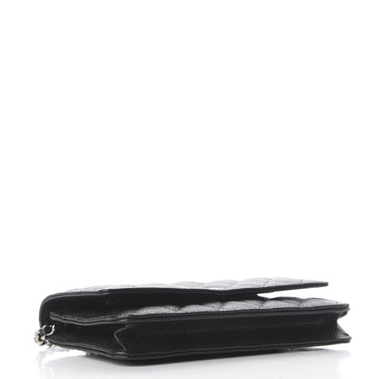 Chanel Caviar Quilted Wallet On Chain WOC Black 3 of 11