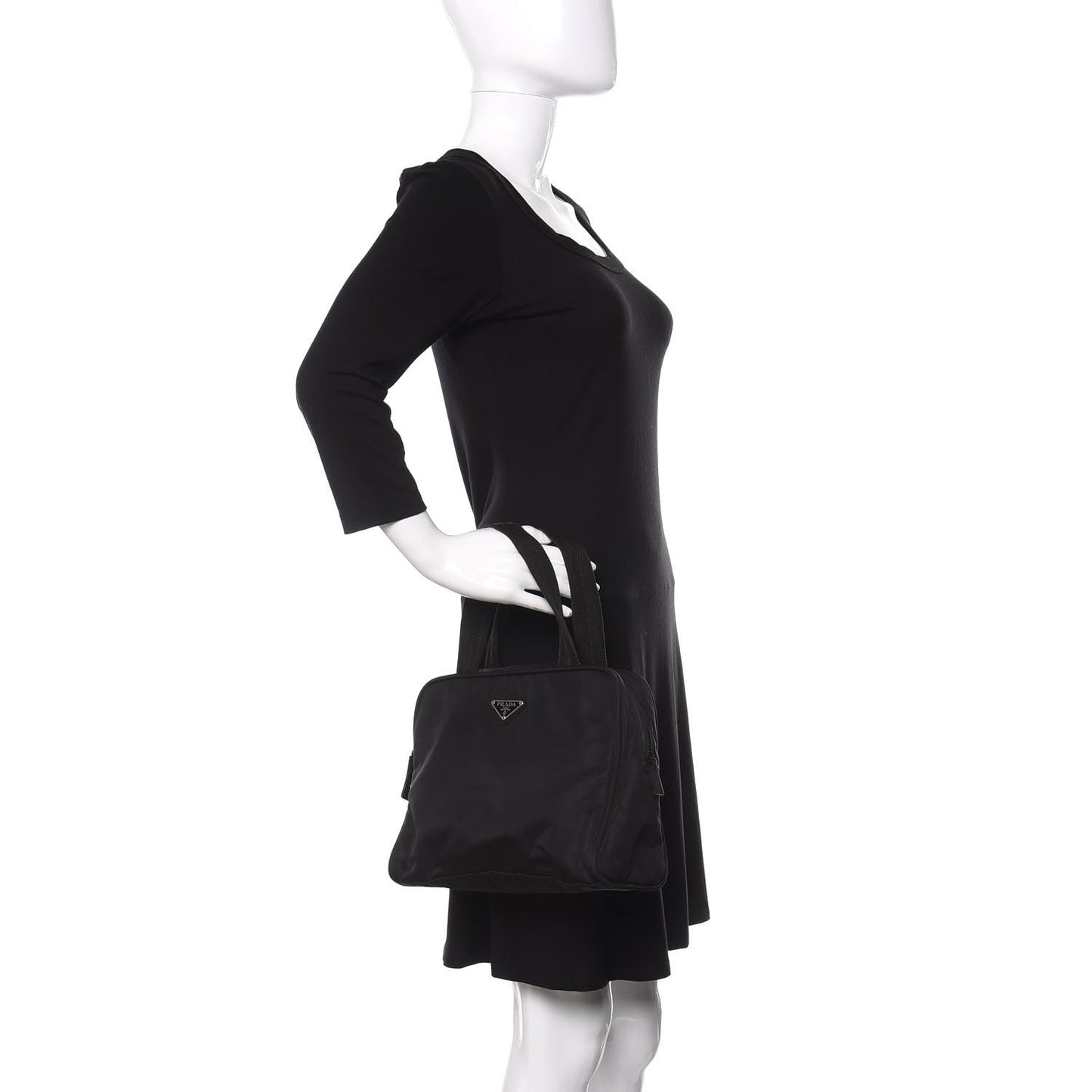 Nylon Vela Tote Black
