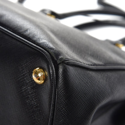 Prada Saffiano Medium Galleria Double Zip Tote Black 14 of 17