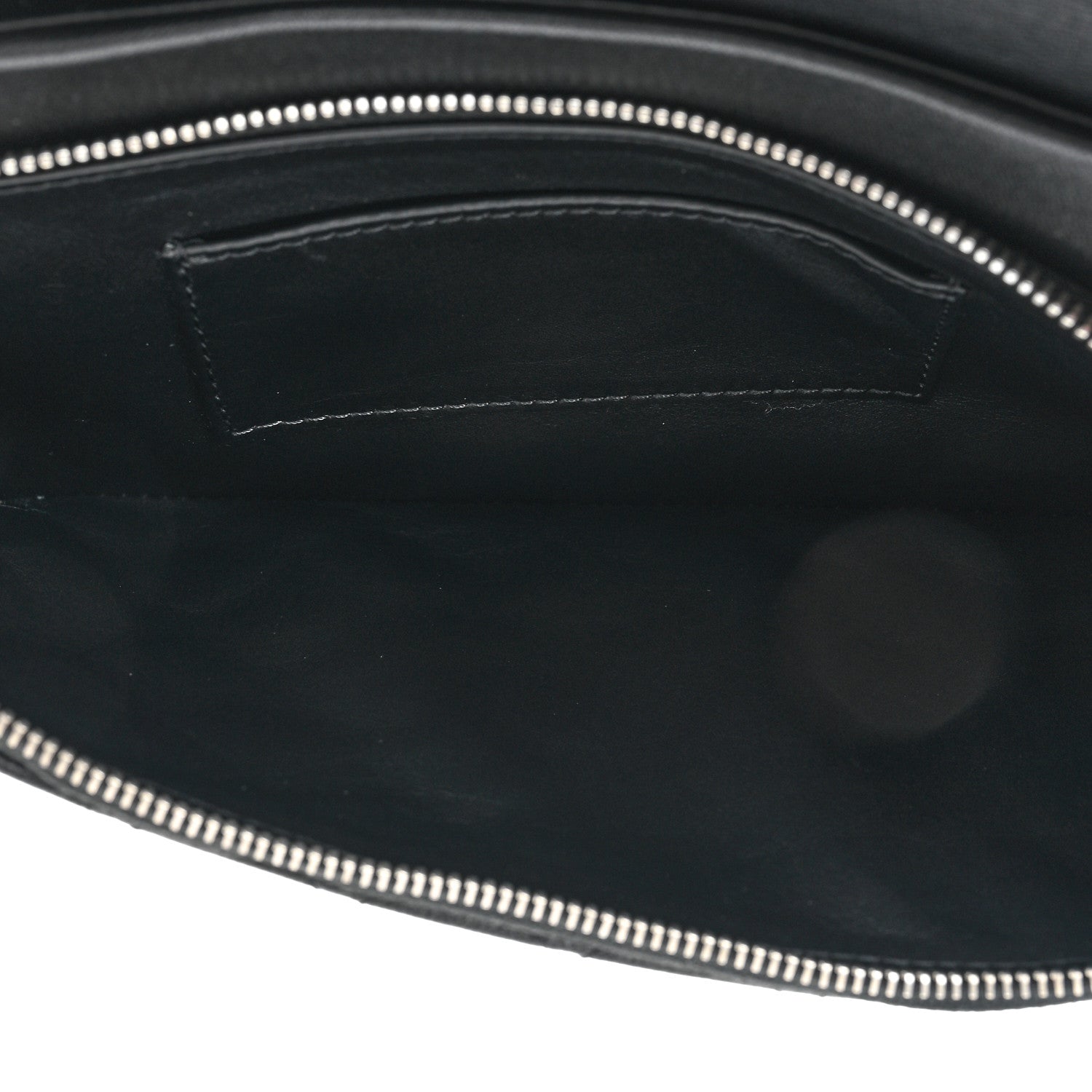 Chanel Lambskin Strass Crystal Peace Sign Emoji Fold Over Clutch Black 6 of 15