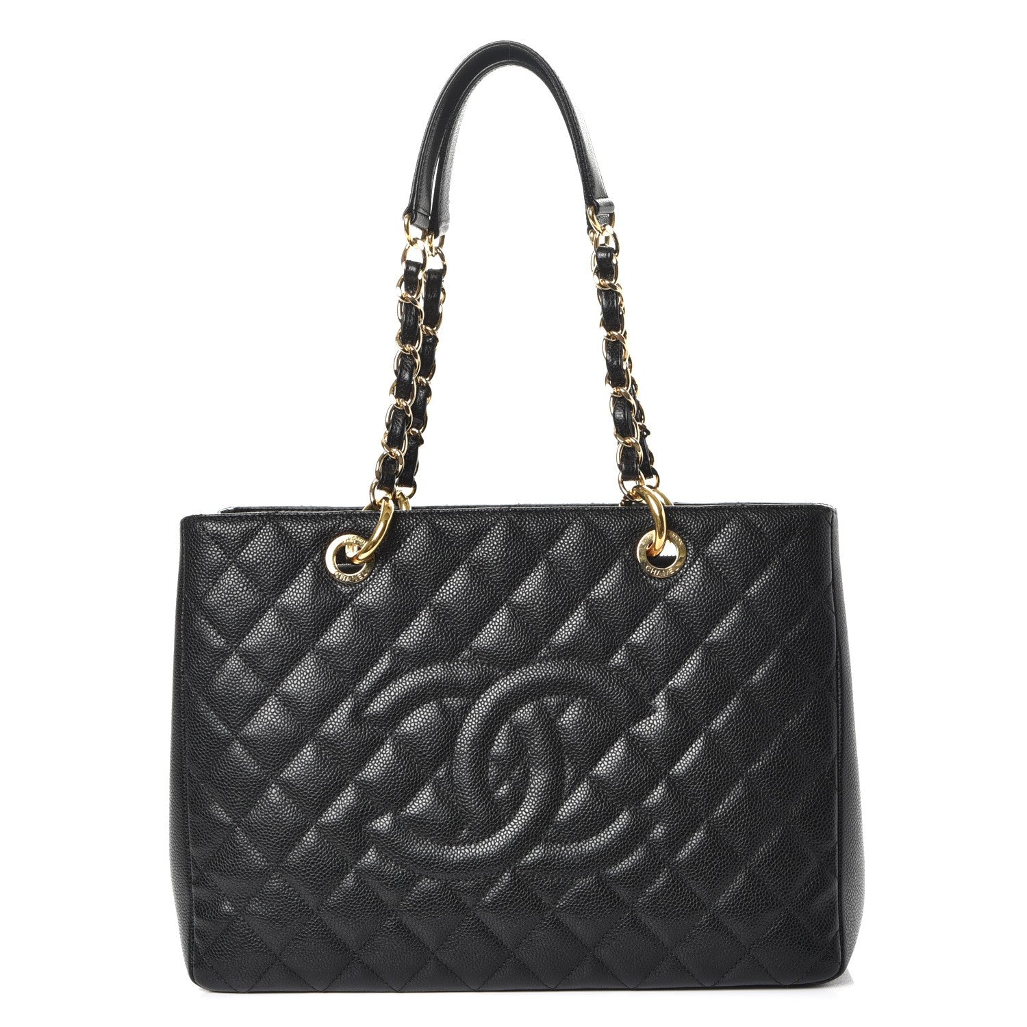 Chanel Caviar Quilted Grand Shopping Tote GST Black 1 of 7