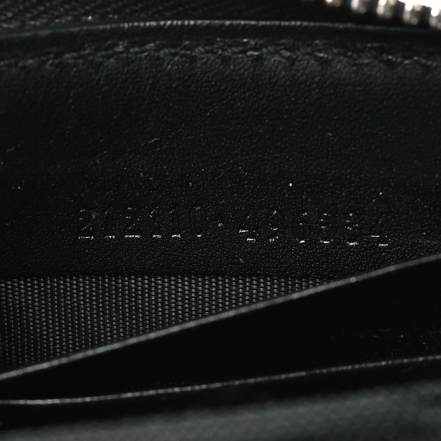 Gucci Imprime Monogram GG Pierce Zip Around Wallet Black 7 of 9