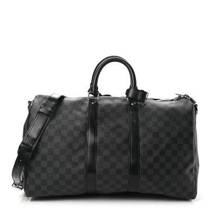 Louis Vuitton Damier Graphite Keepall Bandouliere 45 1 of 10